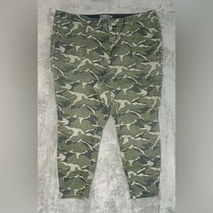 Torrid Women’s Camo Jeans Size 26 Green Plus Size Skinny Pants